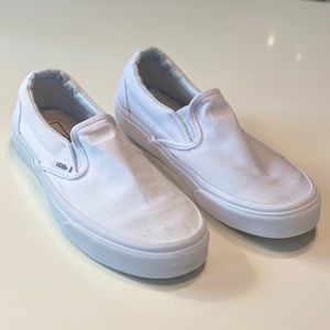 Classic White Slip-On Vans